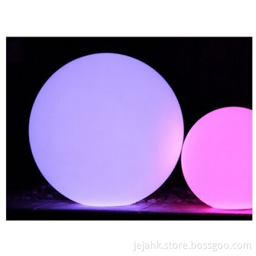 20/40/60cm Size Waterproof Plastic PE RGB Led Ball light via remote control